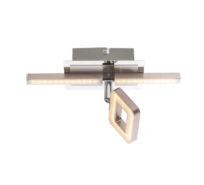 Produktbild von Globo Salloa LED Strahler Chrom Nickel matt, 1xLED; 56112-1