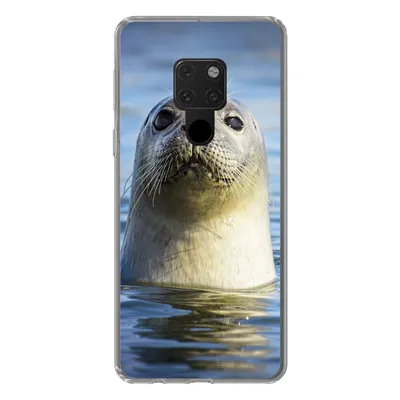 Produktbild von MuchoWow® Handyhülle Schutzhülle Hülle für Huawei P40 Lite Siegel - Porträt - Wasser Silikon Softcase Handy Hülle - Handy