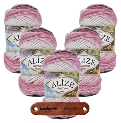 Produktbild von 5 x ALIZE Burcum Batik 1602 mit Label