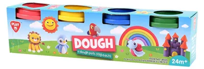 Immagine prodotto di Playgo Set da colorare 4 colori - 4x56g