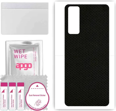Produktbild von apgo Rückseite Schutzfolie, Skin, kompatibel mit Vivo Y53s V2069A, Hinten Displayschutzfolie aus Vinylfolie, kratzfest, einfache Montage - Matrix