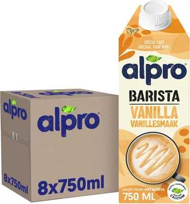 Produktbild von ALPRO Barista Vanille Drink 750 ml – 8 x 750 ml