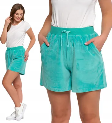 Produktbild von Samt-Shorts für Damen, hohe Taille, stylische Shorts, MORAJ S
