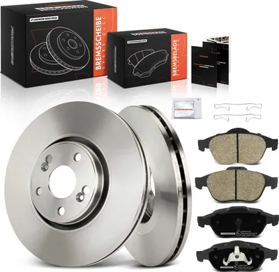 Image de Frankberg 2x disques de frein 4x plaquettes de frein avant pour Renault Laguna II BG0/1 Laguna II Grandtour KG0/1 2.0L 2.2L