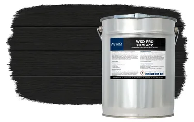 Produktbild von Wixx PRO Silolack Schwarz - Schwarz - 2,5L