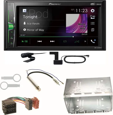 Produktbild von Pioneer DMH-A3300DAB USB DAB+ Bluetooth Einbauset für Golf 4 Passat 3B 3BG Lupo