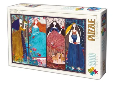 Obrázek produktu pro Puzzle 2000 Andrea Kurti, Čtyři princezny