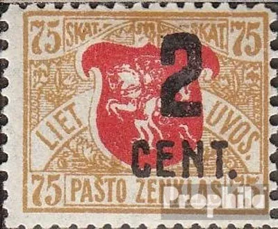 Produktbild von Briefmarken Litauen 1922 Mi 150 postfrisch Freimarken