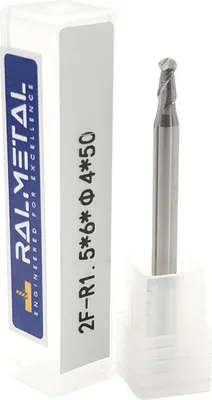 Obrázek produktu pro Kuličková fréza na hliník, VHM, Fi3 R1,5 x 4D, 50 mm