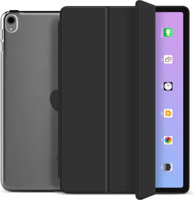 Produktbild von Hülle für Apple iPad Air 11" (2026/2025/2024) M4 M3 M2 & iPad Air 10.9" (2022/2020) Case Smart Cover Etui Tasche Wake Up Sleep Funktion - SCHWARZ