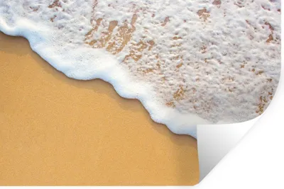Produktbild von MuchoWow® Wandtattoo Wandsticker Wandaufkleber Strand - Wasser - Meer - Tropisch - Sommer 30x20 cm Selbstklebend und Repositionierbar - Wierderverwendbar - Selbstklebend