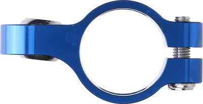 Obrázek produktu pro Držák tlumiče vidlice motocyklu, podpěrný držák, CNC eloxovaný, redukce vibrací, lehká montážní svorka rámu řízení, modrá barva