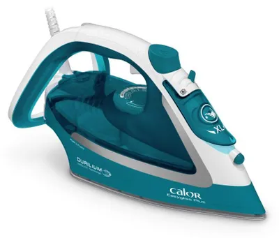 Zdjęcie produktu dla Calor FV5719C0 Żelazko parowe, stopa durilium, 2500 W, para w pionie, antywapienne