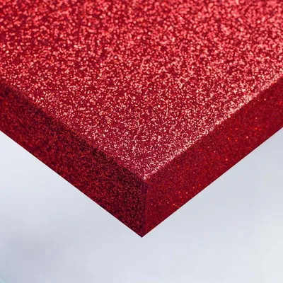 Produktbild von DIMEXACT - DIMEXACT Rote Glitzer-Kleberolle in einer Rolle von 122 cm x 10 Meter(n) -122 cm x 10 m - en Rouleau