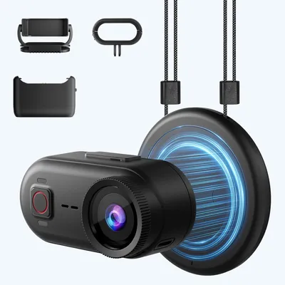 Immagine prodotto di Mini telecamera indossabile 4K, action cam portatile, registrazione POV a mani libere, videocamera sportiva magnetica per corsa, ciclismo, nuoto, escursioni e attività all'aperto