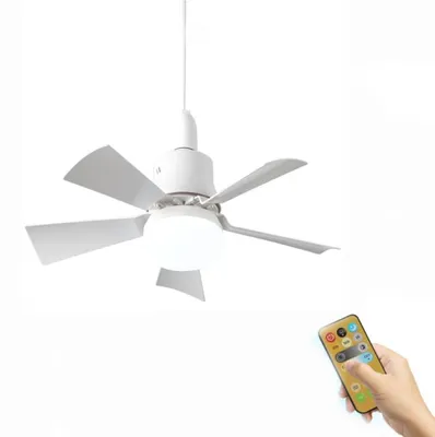 Produktbild von Extrem leiser 30-W-Deckenventilator, dimmbare LED, 3 Farbtemperaturen, 3 Geschwindigkeitsstufen, Timer, weiß