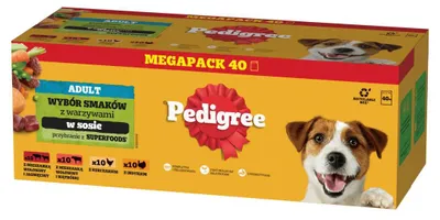 Obrázek produktu pro Pedigree 40x 100g - Dospělý výběr v omáčce