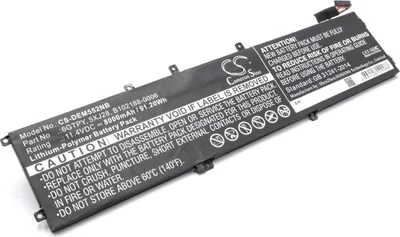 Produktbild von vhbw Akku kompatibel mit Dell Inspiron 15-7590-D1535B, 15-7590-D1635B, 15 7590, 15-7590-D1645B, 15-7590-D1745B Notebook (8000 mAh, 11,4 V, Li-Polymer)