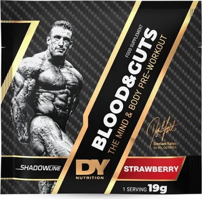 Zdjęcie produktu dla DY Nutrition Blood & Guts - 380 g Truskawka
