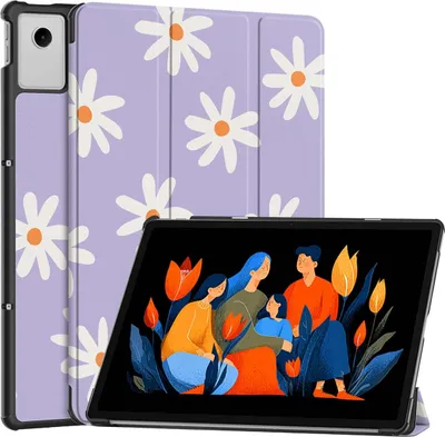 Image de imoshion Design Bibliothèque pliante pour le Lenovo Idea Tab Plus - Distance des fleurs