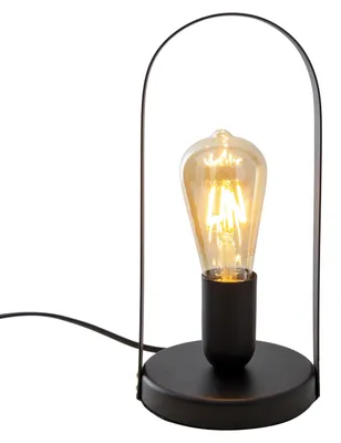 Produktbild von Metall-Tischleuchte "FARO" H: 28,5cm schwarz