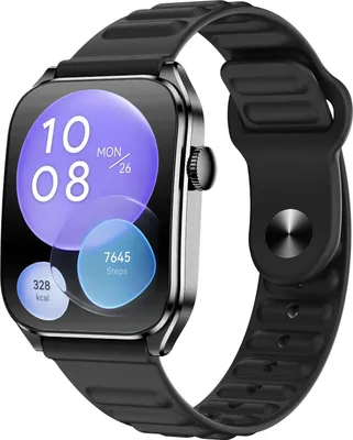 Produktbild von INF 1.93" AMOLED Bluetooth Anruf Smartwatch mit GloryFit APP Kompatibel Schwarz