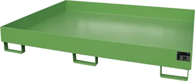 Produktbild von Bauer Regalwanne RW 1800, lackiert, Resedagrün