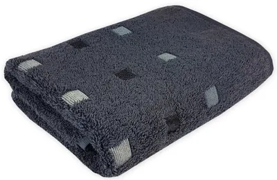Produktbild von framsohn Frottierserie 'Quattro' Handtuch 50 x 100 cm Anthrazit