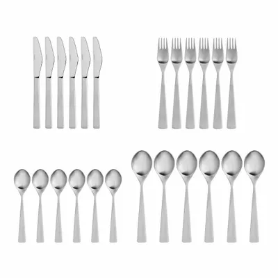 Immagine prodotto di Stelton Maya 2000 Besteckset, 24 Teile, Tafelbesteck, 18/8 Edelstahl, Satin-poliert, C-18-24