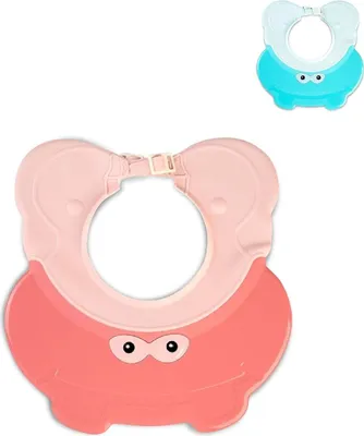 Produktbild von Cangaroo Baby Badekappe Ruby, Duschvisier, Duschhaube, Shampooschutz verstellbar rosa