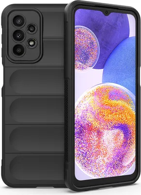 Produktbild von SchutzHülle Handyhülle Case Cover Silikon Für Samsung Galaxy A13 4G Handy Tasche Schwarz