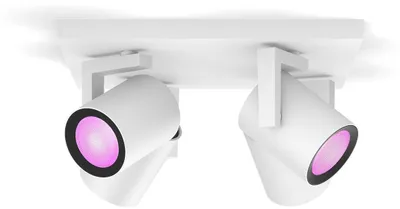 Obrázok produktu pre Philips Hue White and colour ambience 8720169318199, Inteligentný svetelný bod, Bluetooth/Zigbee, Biela, LED, Kov, GU10