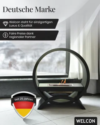 Produktbild von Bioethanol Kamin & Fireplace Skagen | Standkamin