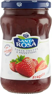 Produktbild von 6x Santa Rosa Erdbeeren Marmelade Konfitüre Brotaufstriche aus Italien 350g