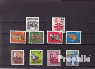 Produktbild von Briefmarken Berlin (West) 1968 1968 postfrisch