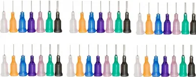 Produktbild von 42 stück Dosiernadel Set für Dosierspritze Löten Lötpaste Flüssigkeiten 42Typen