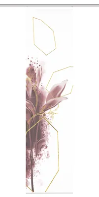 Produktbild von 84056 SIGNA Schiebegardine, rec. Polyester, 245x60 cm, halbtransparent