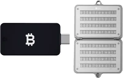 Immagine prodotto di BitBox02 Solo Bitcoin + Frase di semi Ellipal in acciaio Bündel