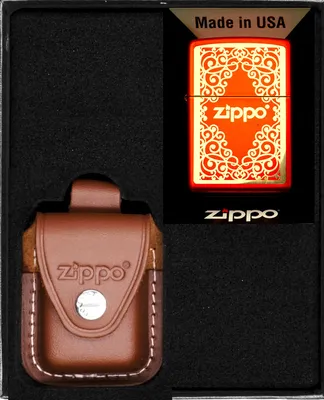 Obrázek produktu pro Sada zapalovačů ZIPPO METALIC RED ORNAMENTAL LASERED dárek No4