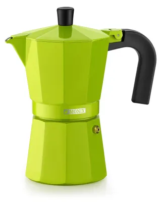 Obrázek produktu pro Monix LIMA, Moka konvička, Zelená, Hliník, 6 hrnků