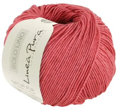 Produktbild von Lana Grossa - Solo Lino 0067 flamingorot