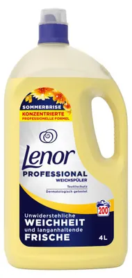 Lenor Professional Weichspüler Konzentrat Sommerbrise Packung 4000ml