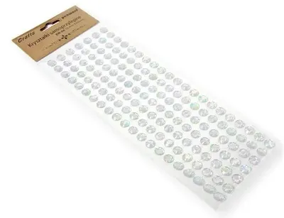Image de Paillettes autocollantes argentées 10 mm - Penword