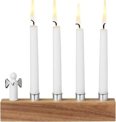 Productafbeelding van Adventsengel met sterren - decoratief kerstornament
