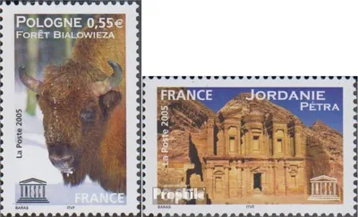 Produktbild von Briefmarken Frankreich 2005 Mi DB55-DB56 (kompl.Ausg.) postfrisch Unesco