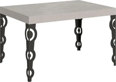 Obrázek produktu pro Rozkládací stůl Karamay Cashmere 120/380x90 cm s nohami v antracitové barvě