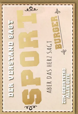 Produktbild von Geburtstag - Glückwunschkarte im Format 11,5 x 17 cm mit Umschlag