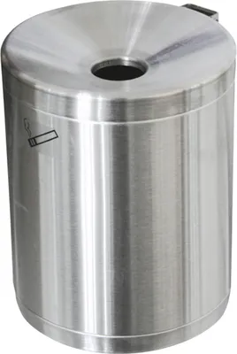 Produktbild von Sicherheits-Wandascher RONDO, Edelstahl, Ø 180 mm, Höhe 250 mm