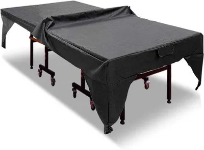 Image de Chaussures de tennis de table pour l'extérieur - Imperméables et résistantes à la poussière - Robustes - Chaussures de protection pour le tennis de table - Pour l'intérieur et l'extérieur - Noires