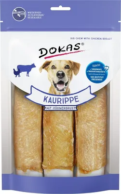 Produktbild von DOKAS - Kaurippe mit Hühnerbrust 10er Pack (10 x 210g)